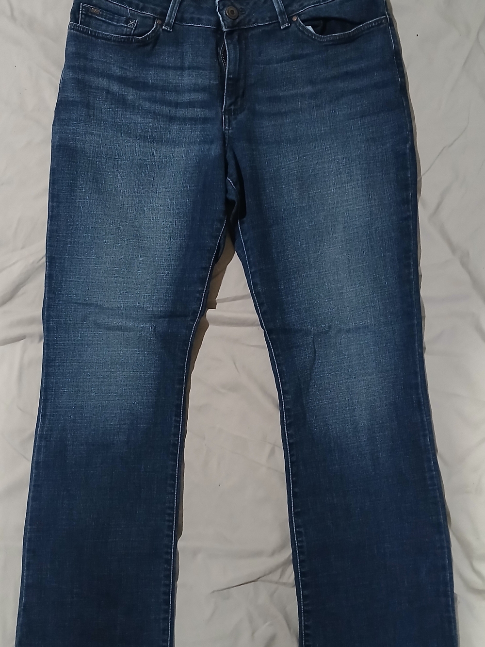 Lee Women's Curvy Fit Bootcut Jeans in Dark Blue